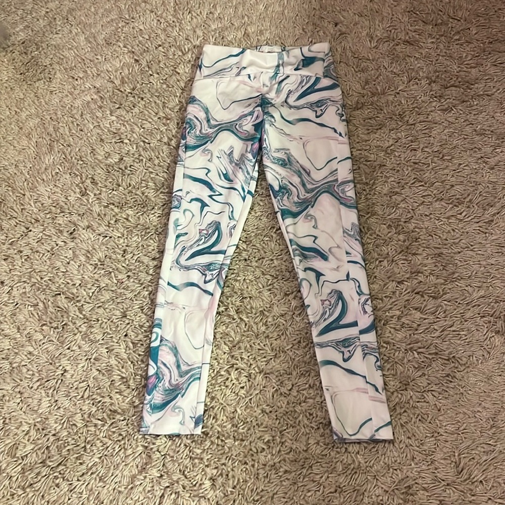 Multicolored Zara leggings. Girls. 13-14.